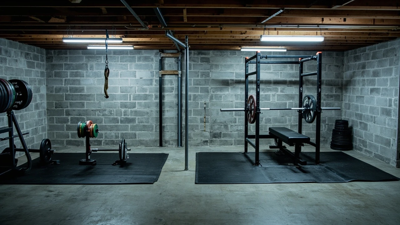 Basement Home Gym Layout: Moisture, Posts, Low Ceilings, and Real Floor Plans