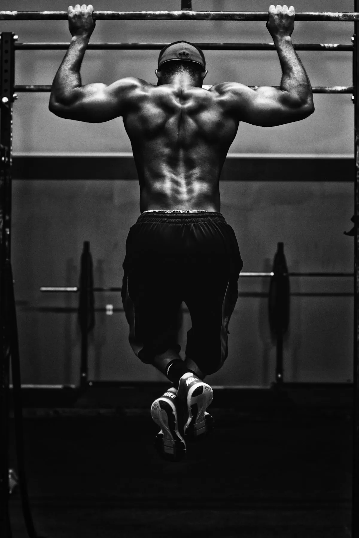 Quality barbell close-up